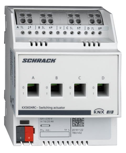 Actuator KNX 4 x 16A 230V c.a.