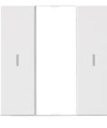 Taster KNX, o pereche, cu LED de stare, alb