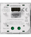 Taster KNX, două perechi, cu LED de stare, antracit