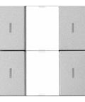Taster KNX, două perechi, cu LED de stare, argintiu