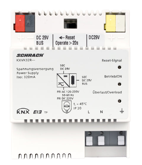 Sursă KNX, DC 29V, 320mA, cu ieşire supl. nestabilizată