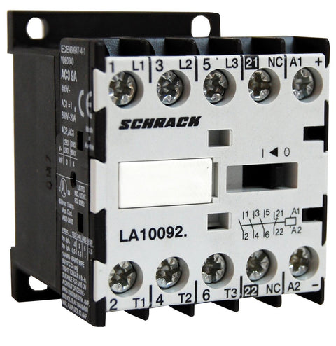 Contactor auxiliar miniatura 3pol/1NI-24VAC 10A