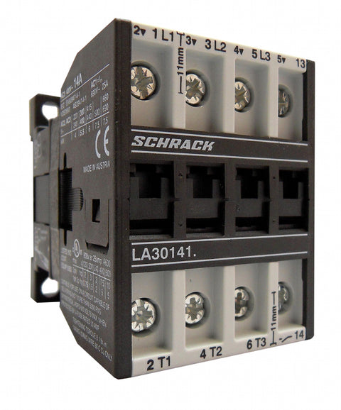 Contactor 3poli, 5,5kW, AC3, 14A, 230VAC + 1NO inclus