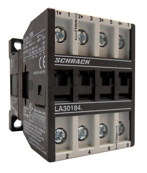 Contactor 4-poli, 7,5kW/18A AC3, 32A AC1, 230VAC