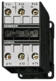 Contactor, 3pole,11kW/24A AC3, 50A AC1, 24VAC