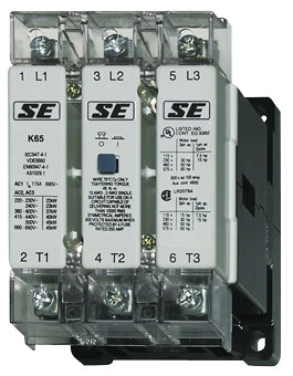 Contactor, 3pole,37kW/74A AC3, 130A AC1, 110VAC