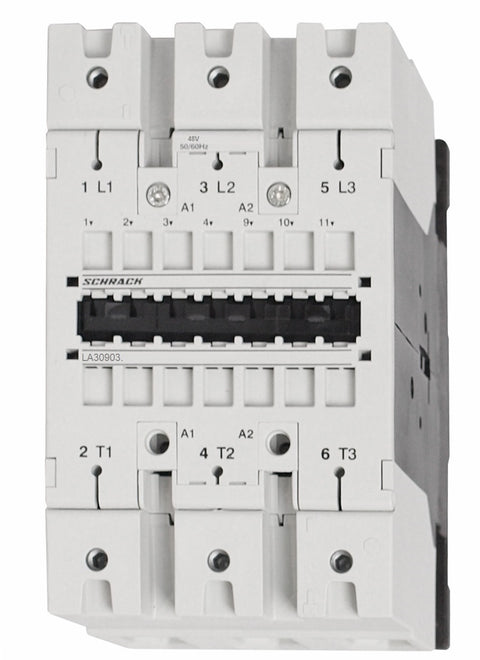 Contactor, 3pole,45kW/85A AC3, 150A AC1, 48VAC
