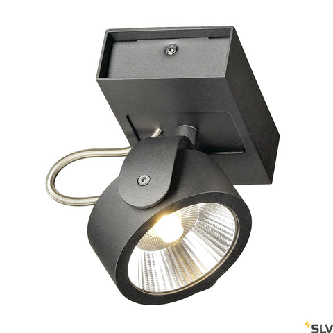 KALU LED 1,negru,3000K,60°lampa plafon/perete