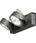 KALU LED 2,negru,3000K,60°lampa plafon/perete
