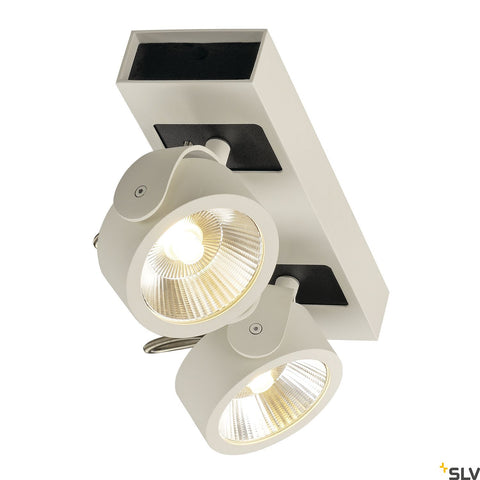 KALU LED 2,3000K,60° alb/negrulampa plafon/perete
