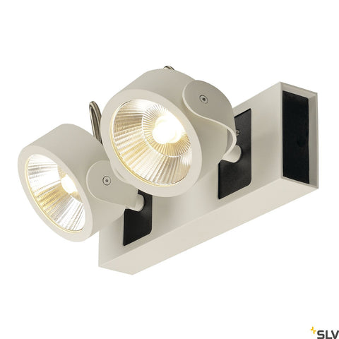KALU LED 2,3000K,60° alb/negrulampa plafon/perete