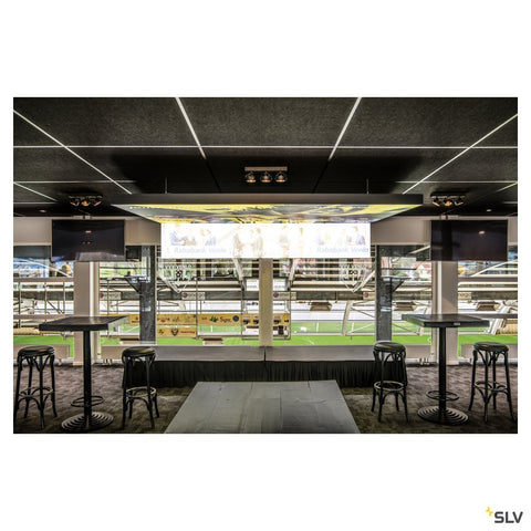 KALU LED 3,negru,3000K,60°lampa plafon/perete