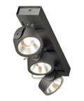 KALU LED 3,negru,3000K,60°lampa plafon/perete