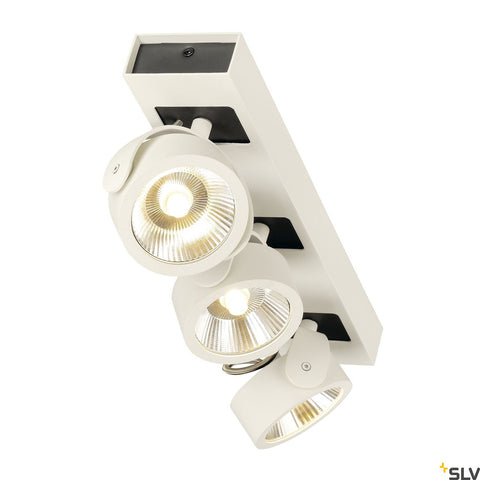KALU LED 3,3000K,60° alb/negrulampa plafon/perete