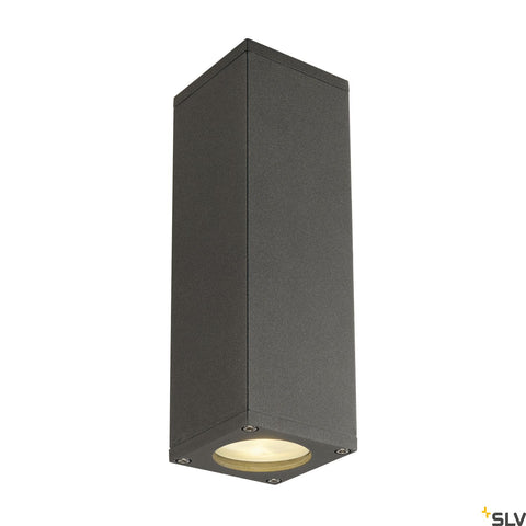 THEO UP/DOWN,QPAR51,IP44,2x50Wlampa de perete,antracit,