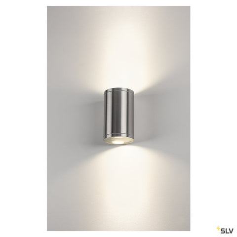 ROX WALL OUT,QPAR11,2x50W,IP44UP/DOWN, alu.periat