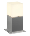 SQUARE POLE POLE 30,E27,20W,IP44alu.periat