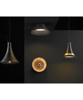 BATO 45 PD, Indoor pendant light, black, E27, max. 60W