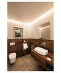 GRAZIA10,plat,canelat,2m,albLED, Profil aparent