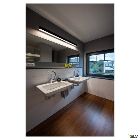 Q-LINE LED perete,black,3000K