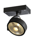 KALU 1 QPAR111,negru,75Wlampa plafon/perete