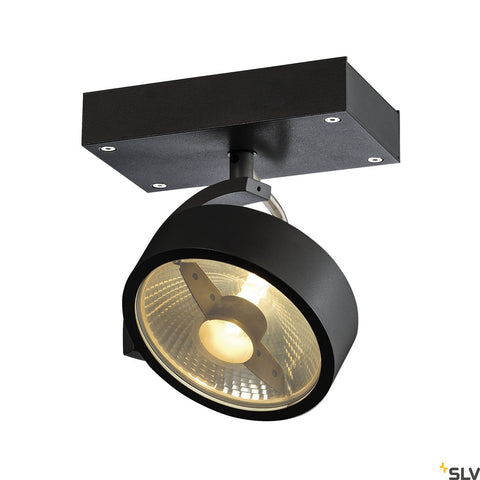 KALU 1 QPAR111,negru,75Wlampa plafon/perete
