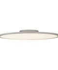 PANEL 60 round, LED Indoor ceiling light, silver-grey, 3000K