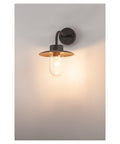 MOLAT E27,antracit,60W,IP44lampa de perete, Ext.