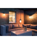 MOLAT E27,antracit,60W,IP44lampa de perete, Ext.
