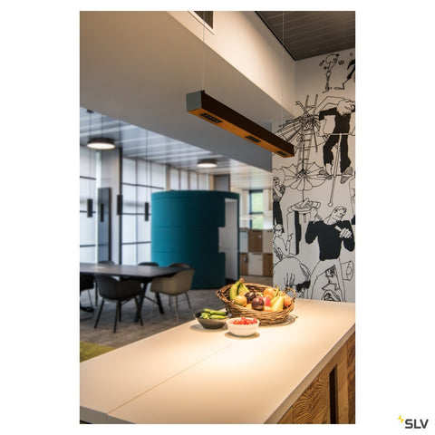 Q-LINE PD, LED indoor pendant, 1m, BAP, white, 3000K