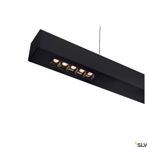 Q-LINE PD, LED Indoor pendant light, 1m, BAP, black, 3000K