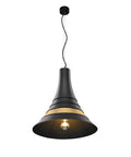 BATO 45 PD, Indoor pendant light, black/brass, E27, max. 60W