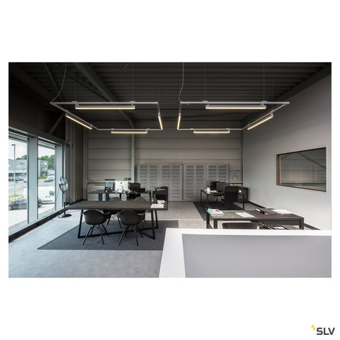 SIGHT, for SLV SIGHT  3-phase tracks, LED 3000K, silver-grey