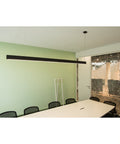 GLENOS pendant, mat negru, 2m , 103W, 4000K