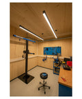 GLENOS pendant, mat negru, 2m , 103W, 4000K
