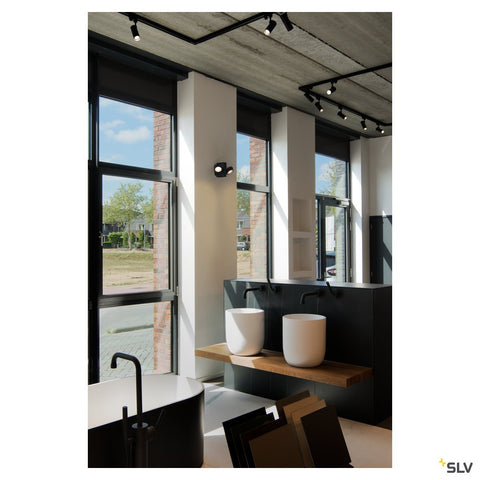 HELIA 50 LED,35° 3000K,negruproiector,incl.3P adaptor