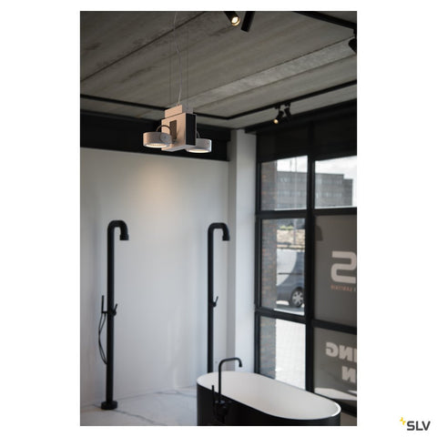 TEC KALU CW, LED Indoor, double, white/black 24° 3000K