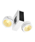 TEC KALU CW, LED Indoor, double, white/black 24° 3000K