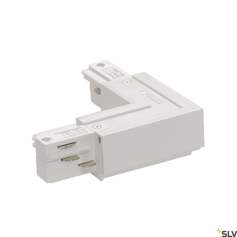 EUTRAC L-conector cu prosuectie ext., alb, RAL 9016