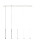 FITU five-way ceiling plate, long, white
