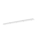 FITU five-way ceiling plate, long, white