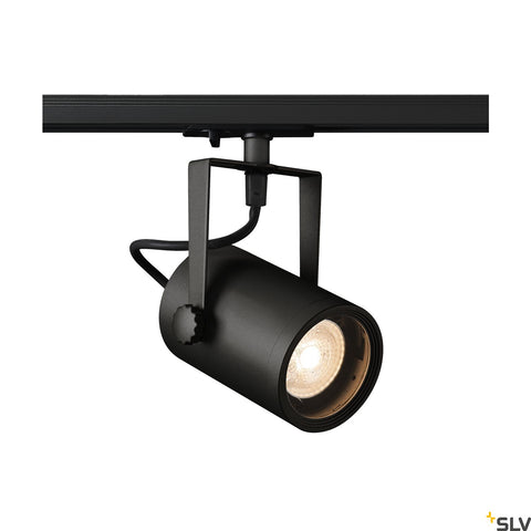 EURO SPOT TRACK, black, QPAR51 25W, incl. 1-circuit adapter