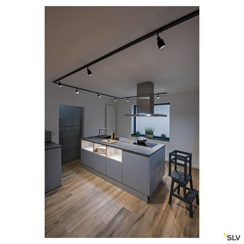 PURI TRACK SPOT, QPAR51 glass, black 50W