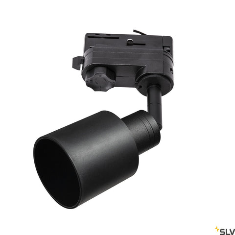 PURI TRACK QPAR51 glass, black 50W, incl. 3-circuit adapter