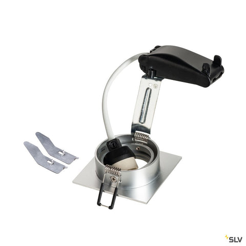 NEW TRIA 68 square, QPAR51 brushed aluminium 50W