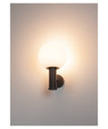 GLOO PURE WL, Outdoor wall light, E27, anthracite, IP44