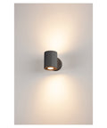 SITRA Up/Down WL,  anthracite, IP44, 3000K, 9W