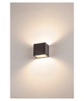 SITRA CUBE WL,  anthracite, IP44, 3000K, 10W