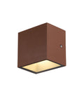 SITRA CUBE WL, rust coloured, IP44, 3000K, 10W