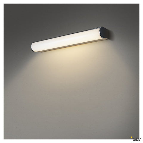 MARYLIN, LED Outdoor wall light, chrome, IP44, 3000K, 10W